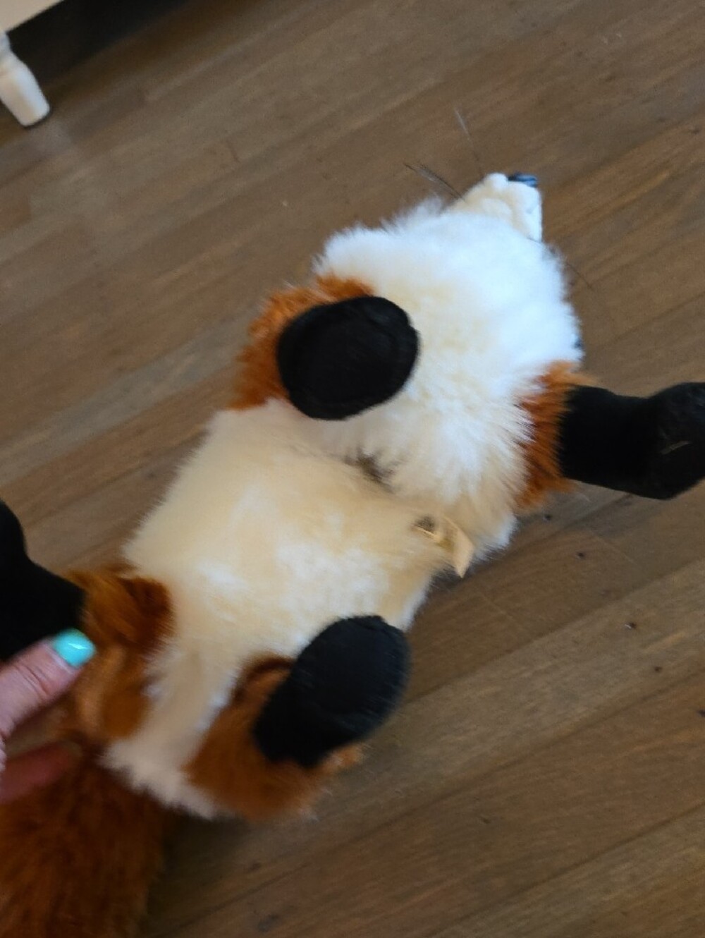 Folkmanis Plush Red Fox Hand Puppet- Orange, White & Black Soft Stuffed - Picture 4 of 9